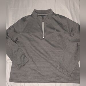 Izod Golf Hyrda Shield Men's XL Gray 1/4 Zip Long Sleeve Pullover Sweatshirt